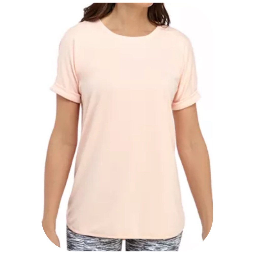 PLUS New directions light pink studio top
